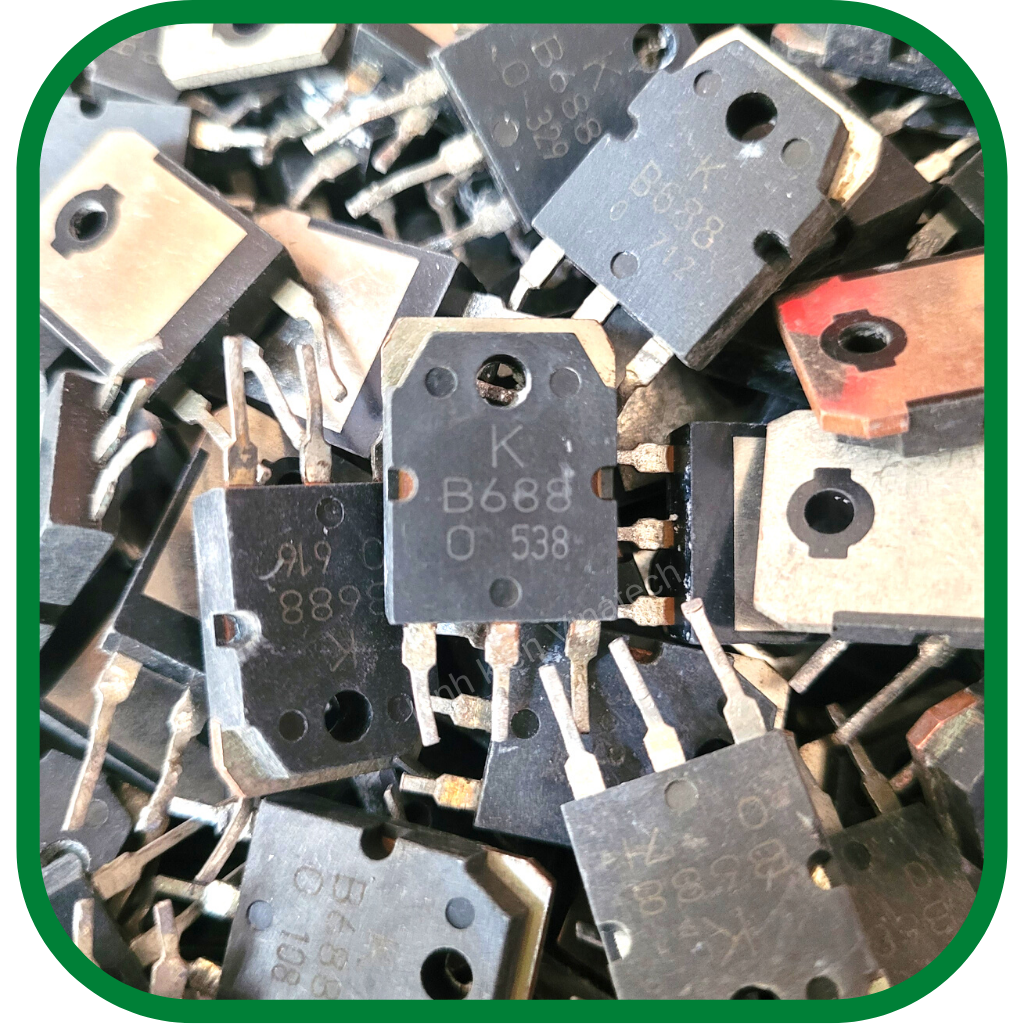 COMBO 10 SÒ B688 D718 LOẠI TỐT - hàng transistor tháo máy chân dài trên 1cm