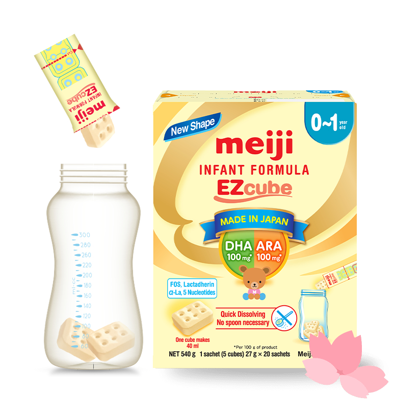 Sữa bột Meiji Thanh 0-1 540g (Hàng Cty)