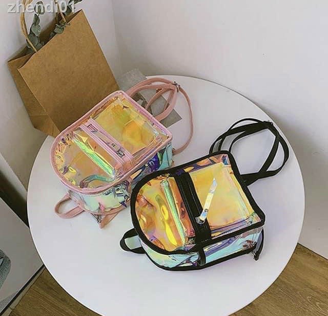 Balo trong suốt hologram mini