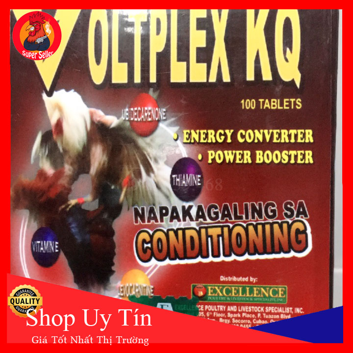 Voltplex kq - hộp 100 viên -ốp đá cho chiến kê-nhập khẩu philipines