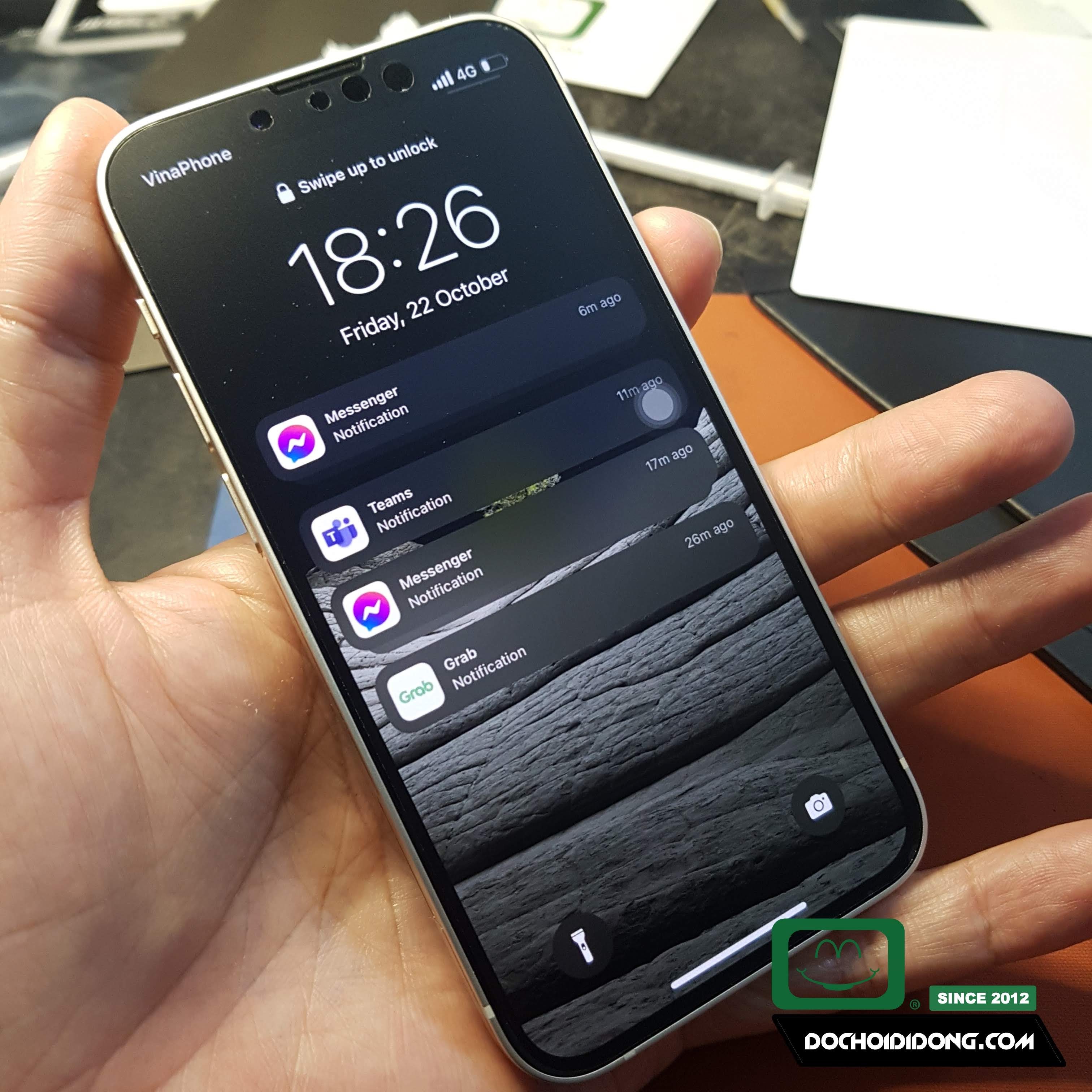 Miếng dán PPF Hydorgen iPhone 13 mini trong, nhám, đổi màu cao cấp