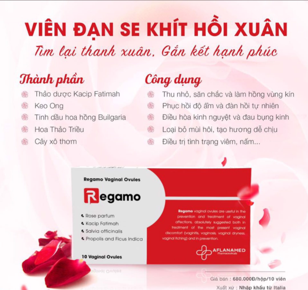 Viên đặt phụ khoa Regamo – Nhập khẩu Itali