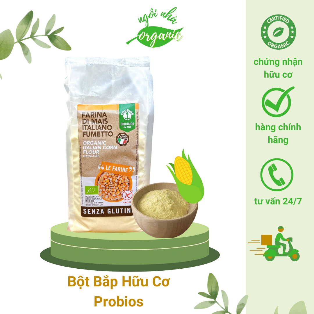 Bột bắp hữu cơ hạt mịn Markal 500g