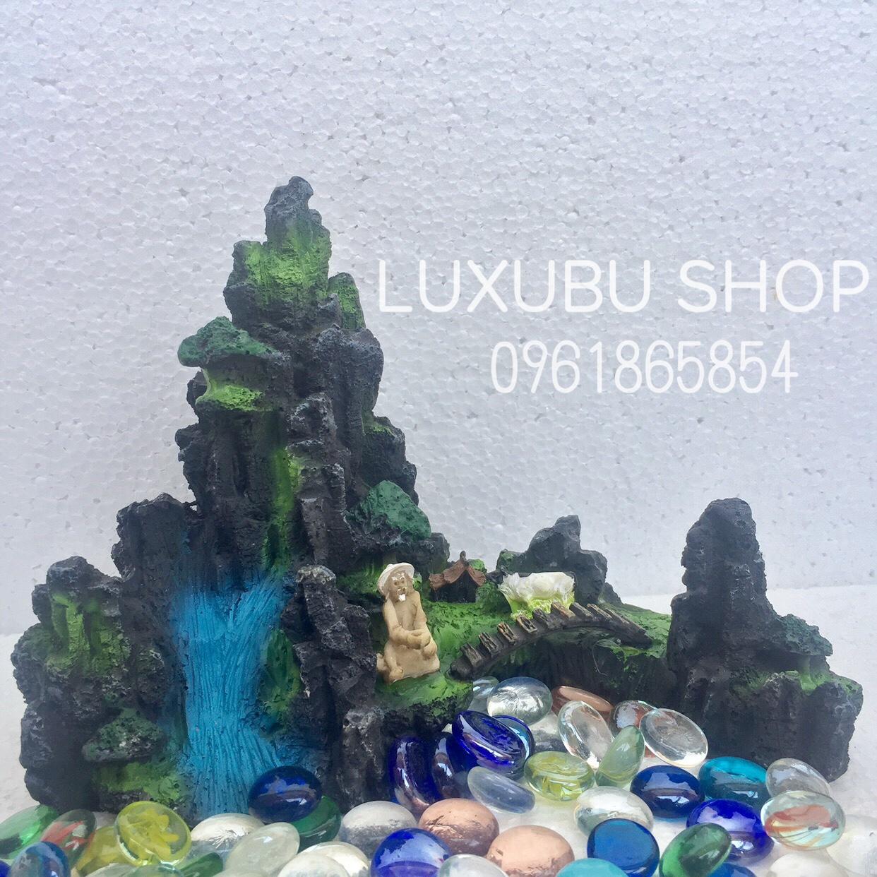 [HCM]Hòn Núi Thác Đá Trang Trí Hồ CáBể Cá-Hòn Non Bộ