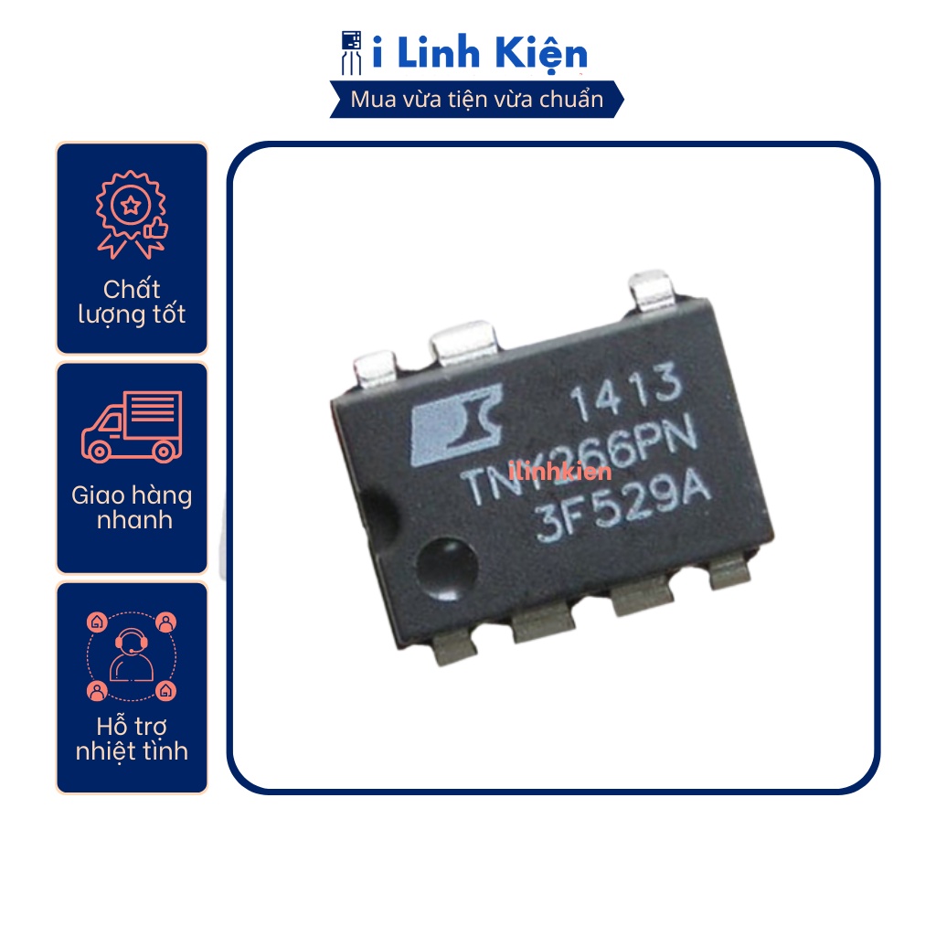 Ic nguồn TNY266PN DIP-7 chính hãng Power Integrations
