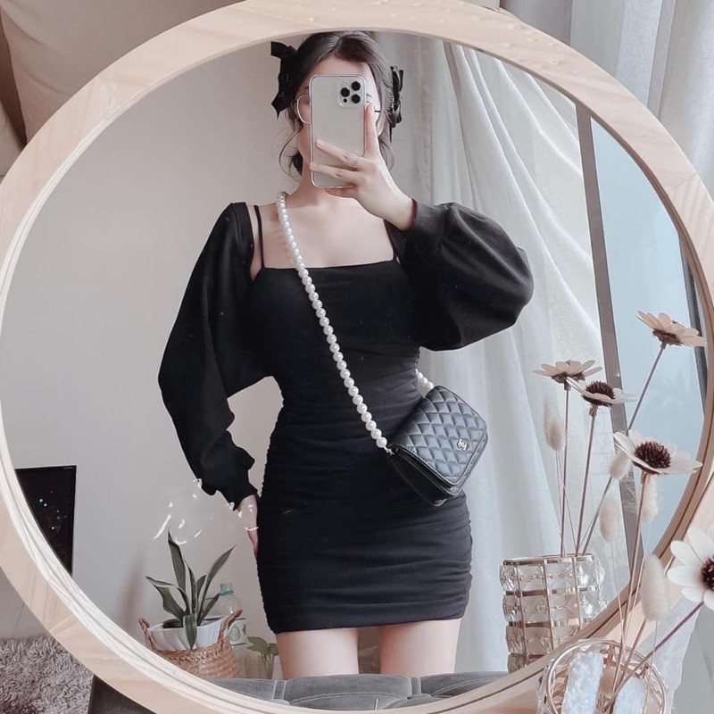 [ SIZE LỚN BIGSIZE 55Kg-100Kg ] ĐẦM BODY NHÚN SƯỜN