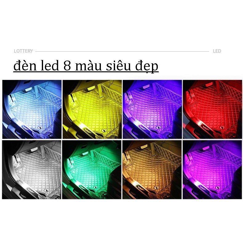 Đèn LED gầm ghế ô tô 4 x 12 bóng