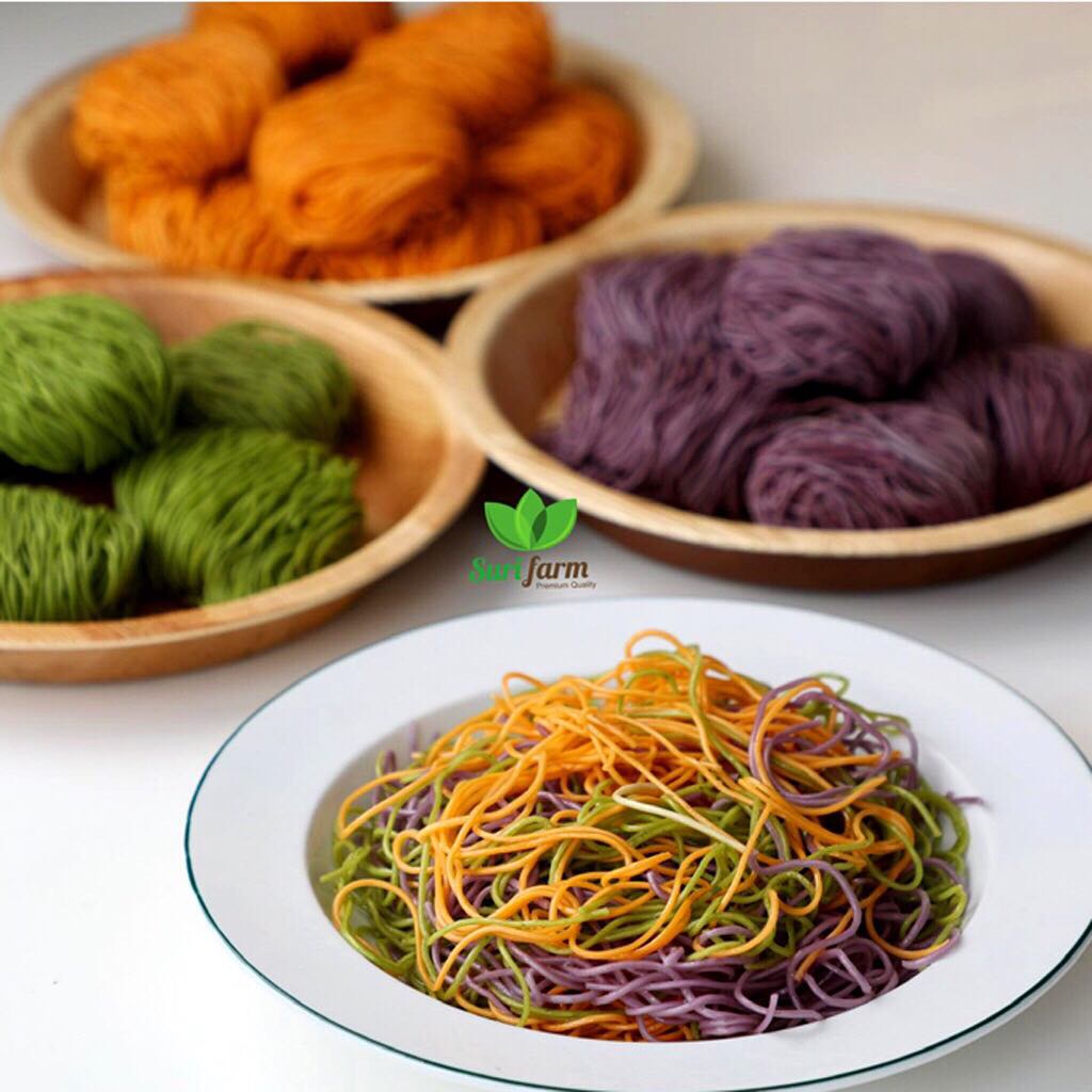 [HCM] Organic Vegetable Pasta / Noodles Surifarm 400g