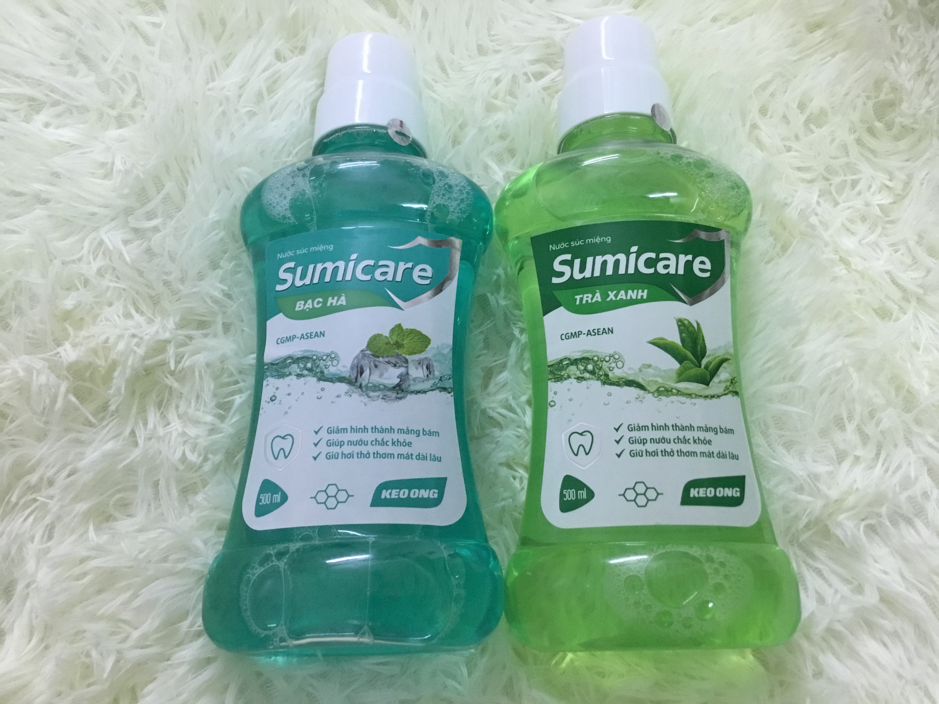 Nước súc miệng Sumicare 500ml (bạc hà/ trà xanh)