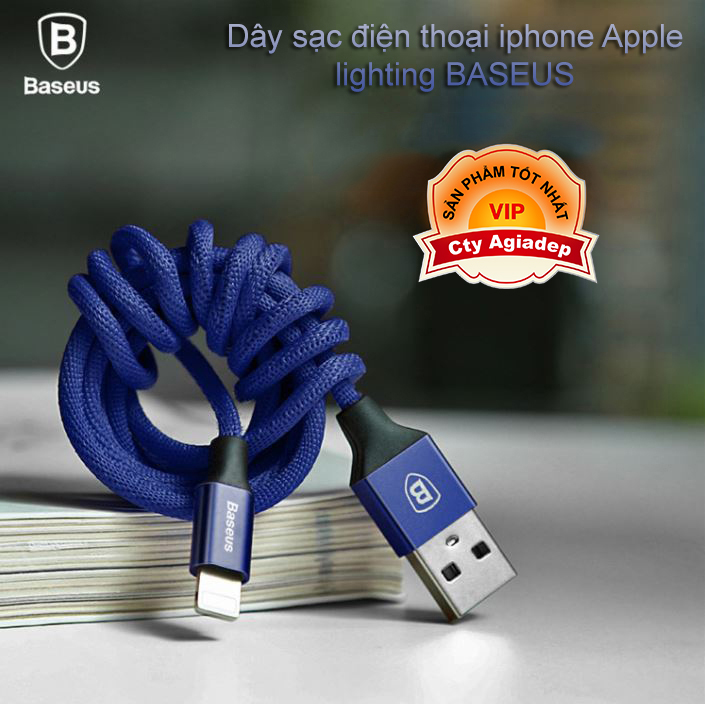 Dây Cáp sạc xịn lighting iphone Apple BASEUS - Hàng Hiệu