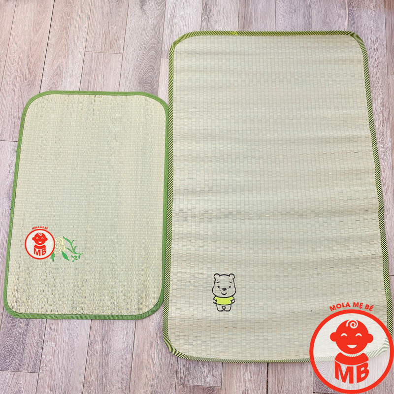 Chiếu Cói Cho Bé Sơ Sinh Đến Lớn 2 Size Thông Thoáng Tiện Lợi