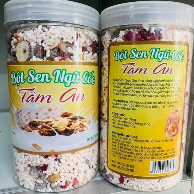 Bột củ sen ngũ cốc tâm an 420g cho người ăn kiêng