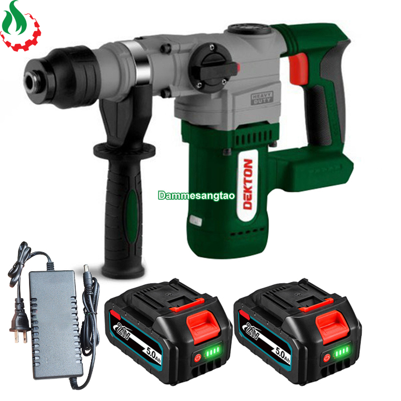 Máy khoan đục pin 21V Dekton M21-RH2702BL