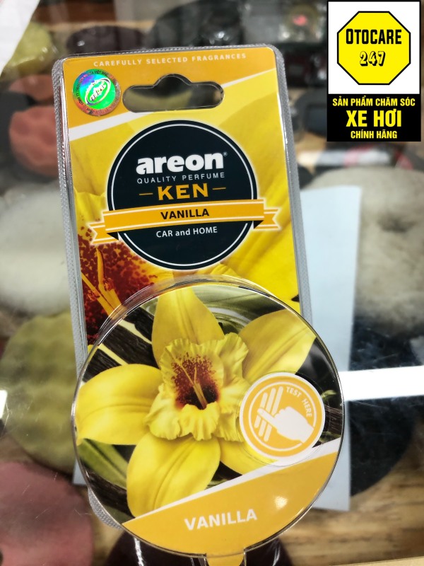 Sáp thơm ô tô AREON hương VANI – Areon Ken Vanilla
