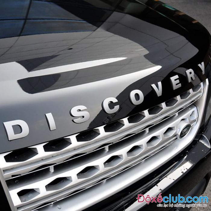 Chữ DISCOVERY 3D nổi trang trí ô tô (Màu Bạc)
