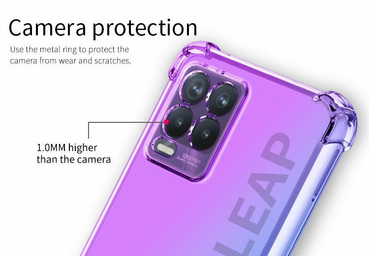 Ốp lưng Oppo Realme 8 / 8 Pro dẻo đa sắc lồi 4 góc chống sốc cao cấp