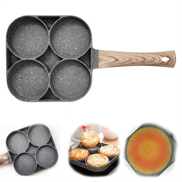 Khuôn chảo rán trứng 4 lỗ tròn