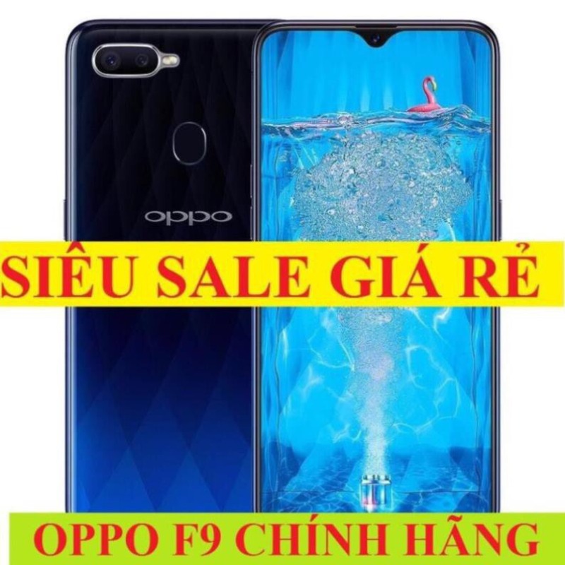 Sale Điện thoại OPPO F9 Pro 128GB/6Gb 2 Sim- màn hình Giọt nước CHIẾN PUBG, FREE FIRE, LIÊN QUÂN MƯỢT MÀ
