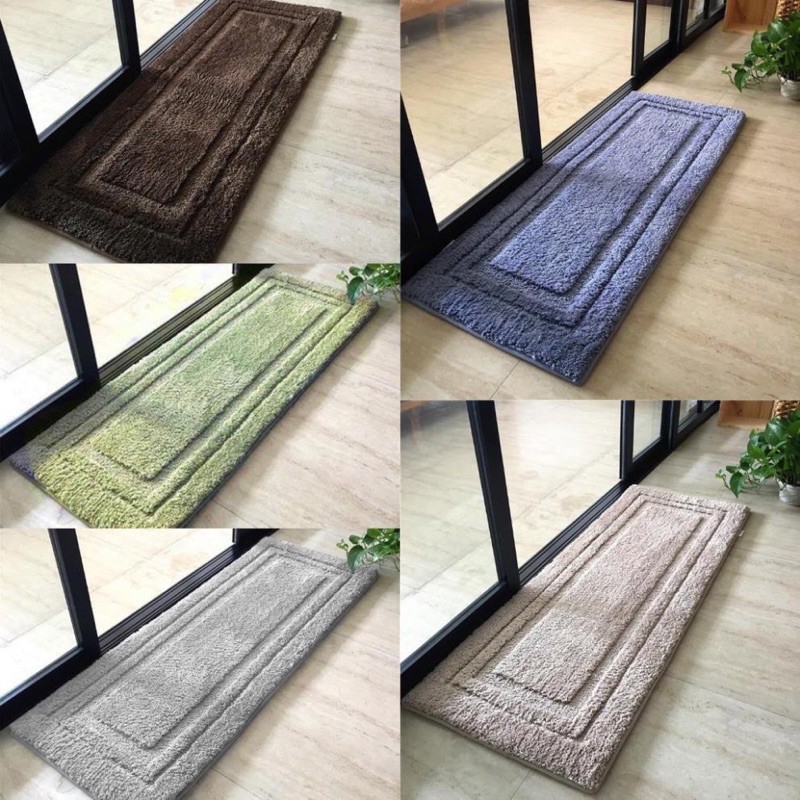 THẢM CHÙI CHÂN LEN LÔNG DÀY SIZE DÀI 1m2x45cm