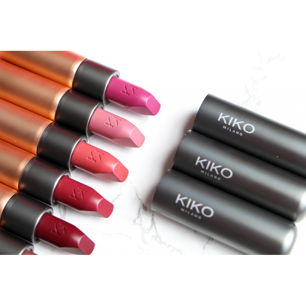 Son lì có dưỡng Kiko Velvet Passion Matte 311 – đỏ tươi