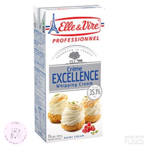 (GIAO HÀNG NHANH 4H/HỎA TỐC CHỈ GIAO HCM) Kem whipping cream Elle Vire
