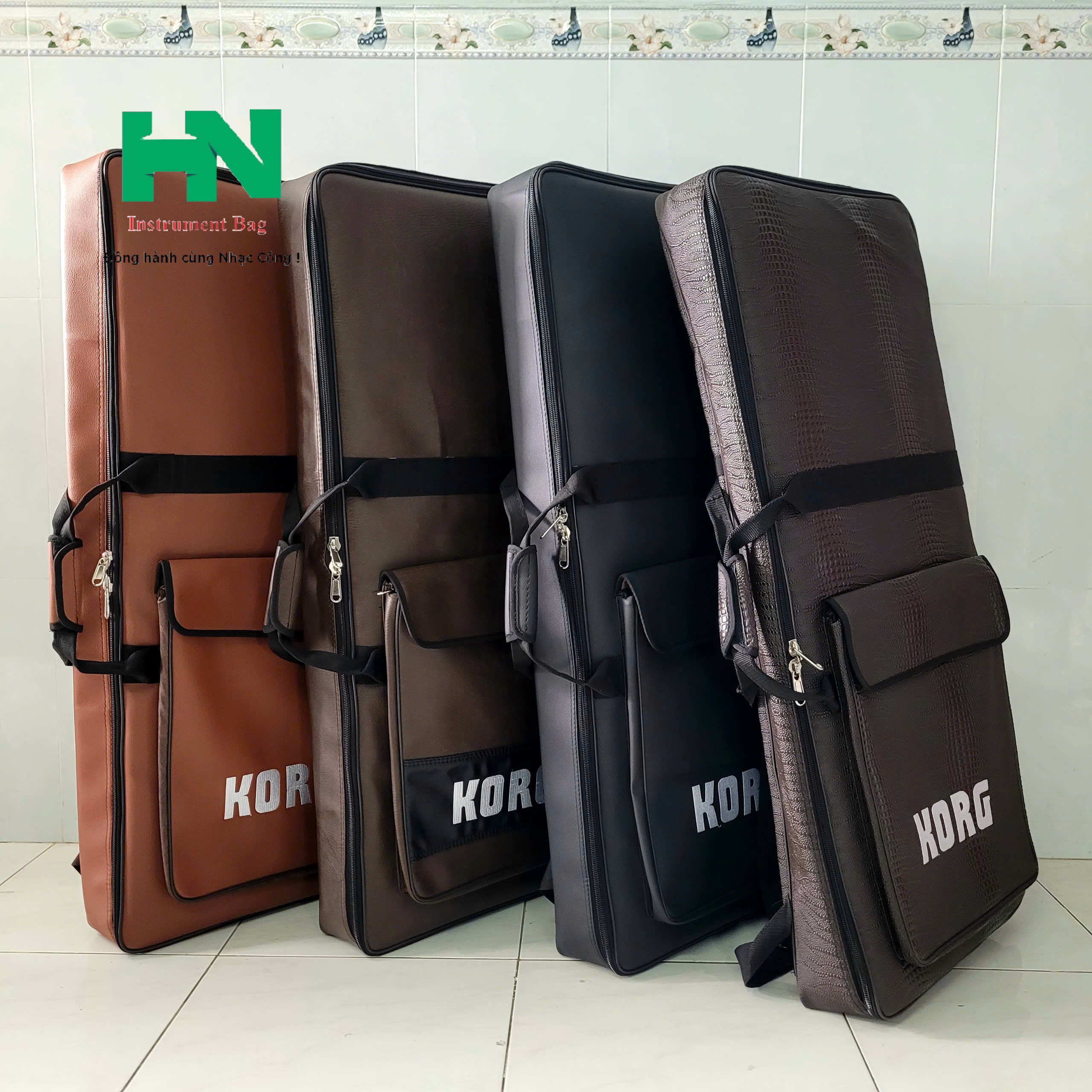 Bao đàn Korg 5 lớp da simili
