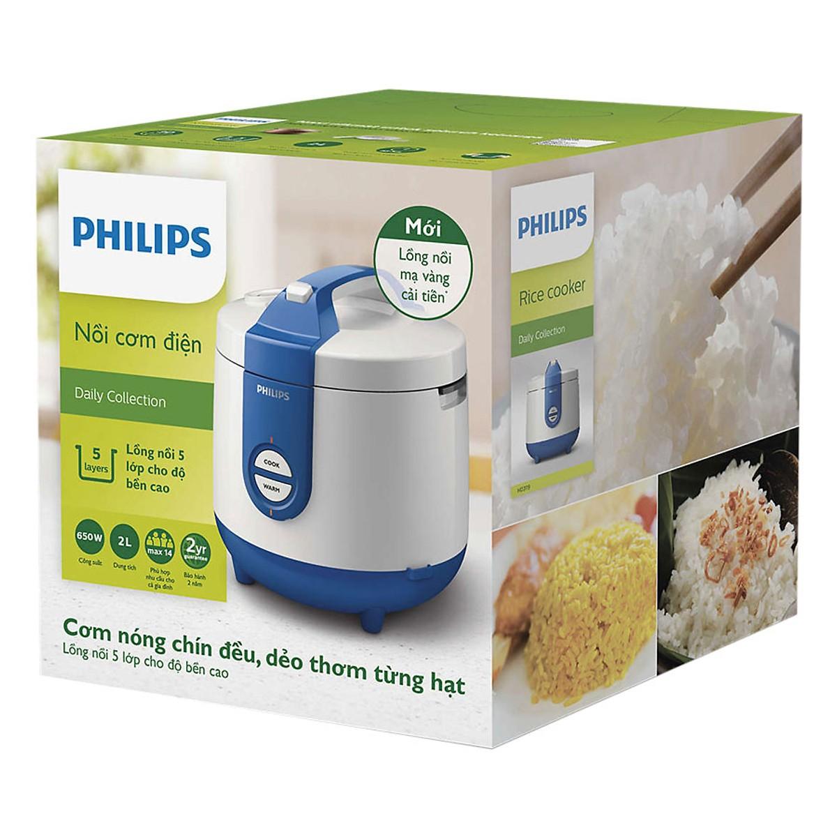 Nồi Cơm Điện Philips HD3119/66 (2 Lít)