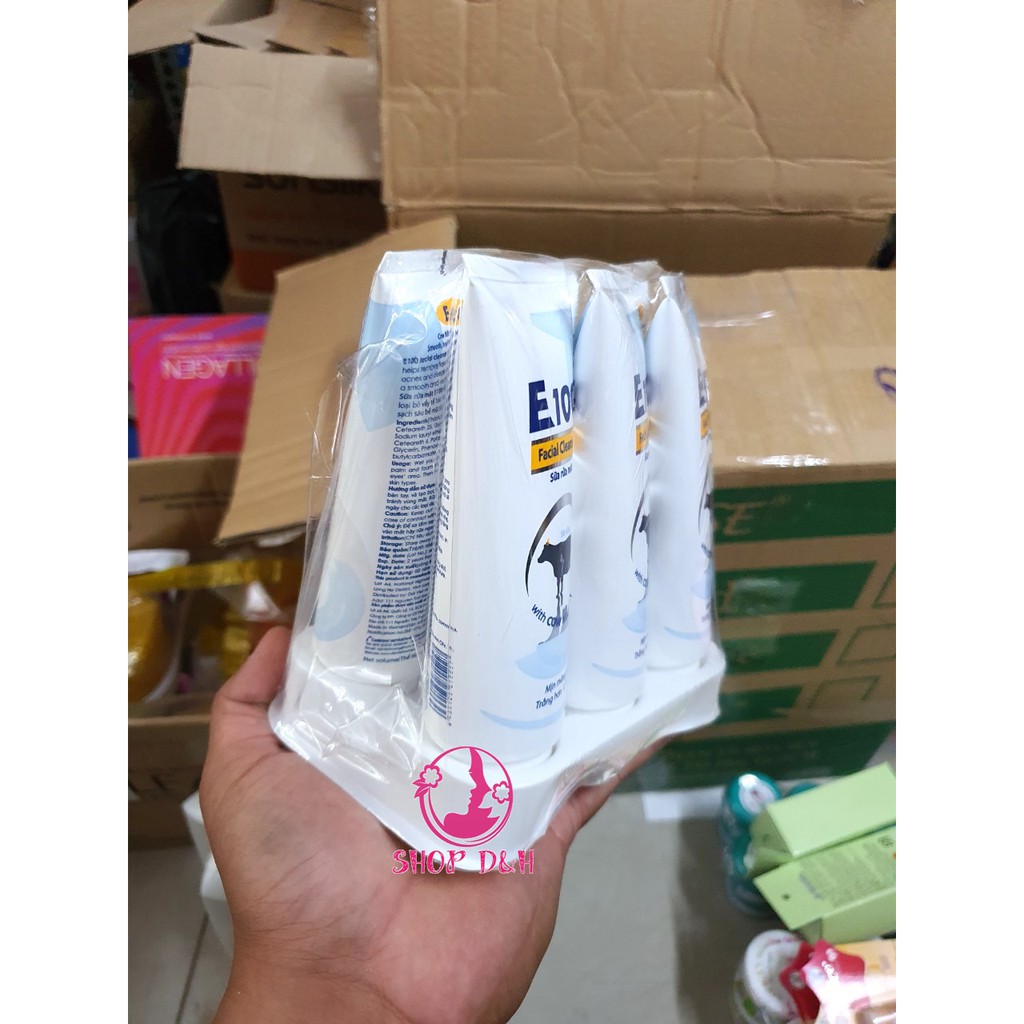 Sữa Rửa Mặt E100 Tinh Chất Sữa Bò