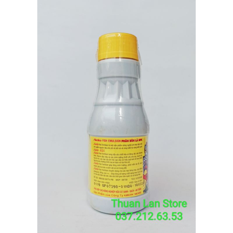 Phân Bón Alaska Cá Hữu Cơ & Tảo Biển 100ml