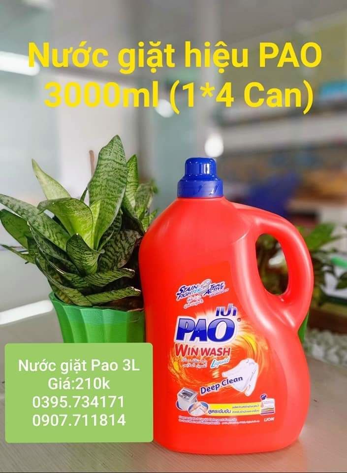 [HCM]Nước Giặt Pao 3000ML Thái Lan