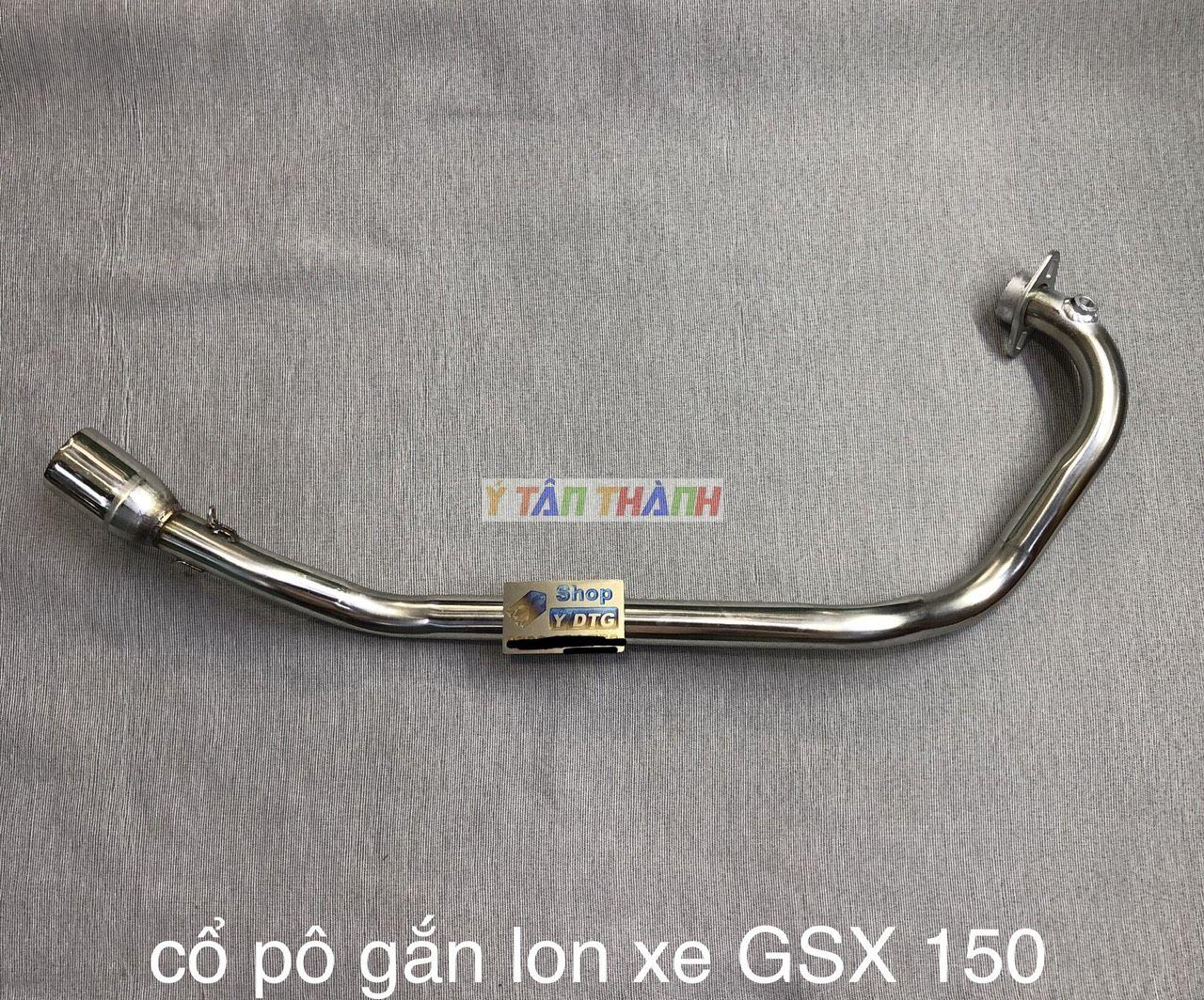 Cổ pô lon exciter 150