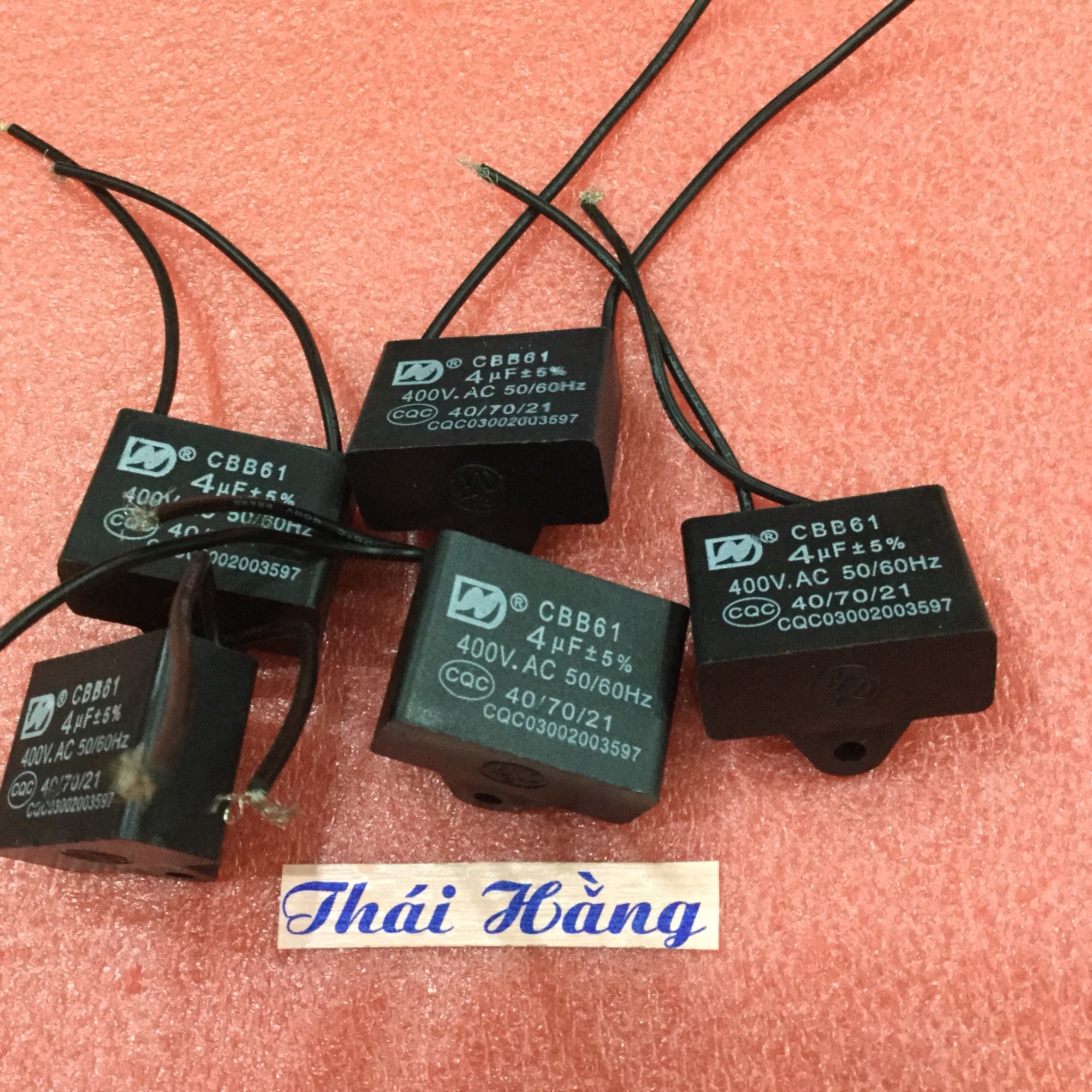 Tụ quạt dây cbb61 -4 m/400 v