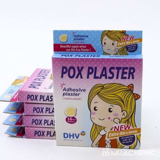 Miếng dán mụn Pox Plaster 16 miếng 1 hộp