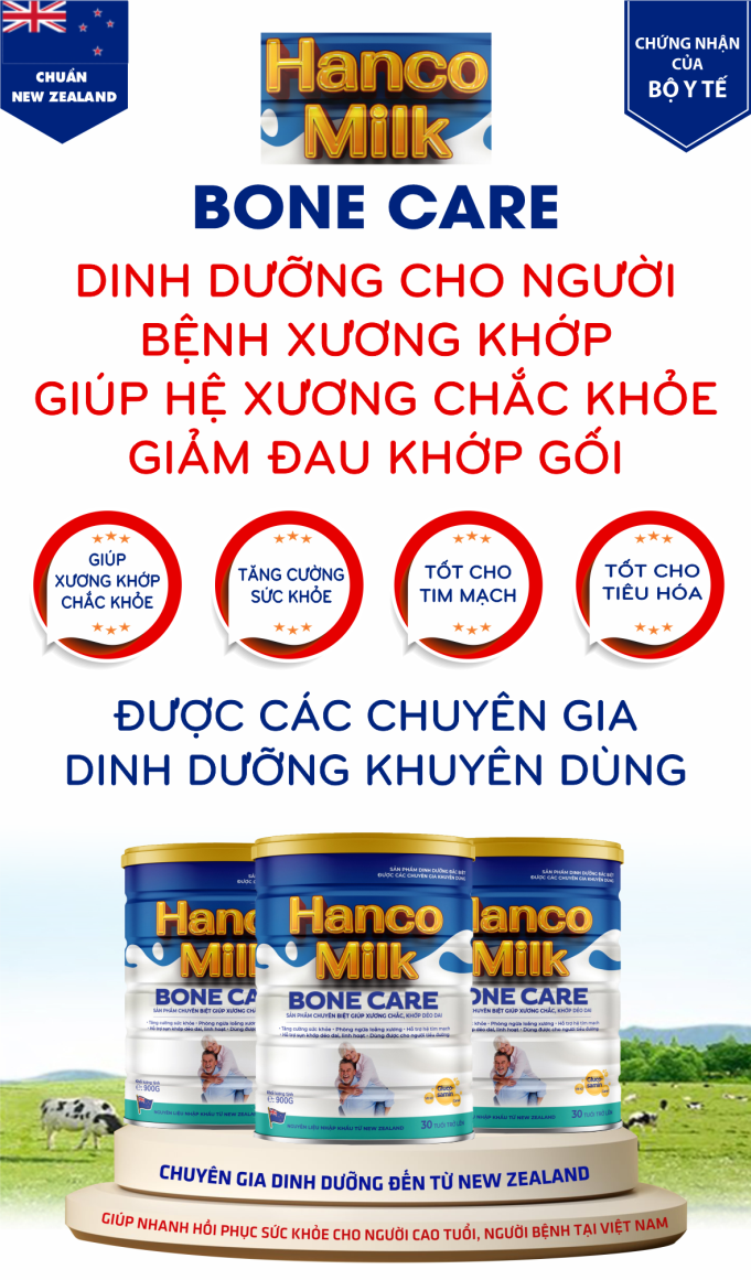 Sữa bột Hanco Milk xương khớp ( bone care )