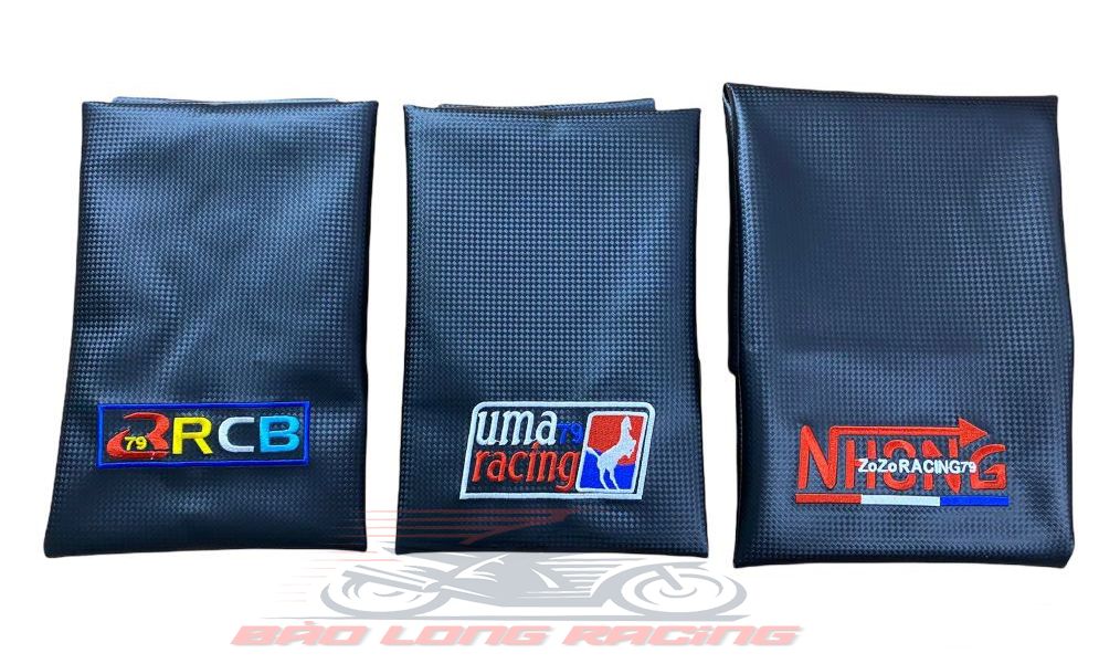 Da yên 3D chữ Thái RCB UMA NHONG Racing gắn mọi loại xe máy Exciter Sirius Wave Dream Winner Sonic Satria