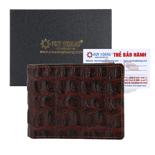 Men's wallet crocodile vein yellow, black, brown, red brown hk2116-17-18-48