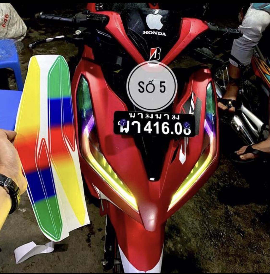 Decal Dán Đèn Demi VARIO 2018/2019/2020