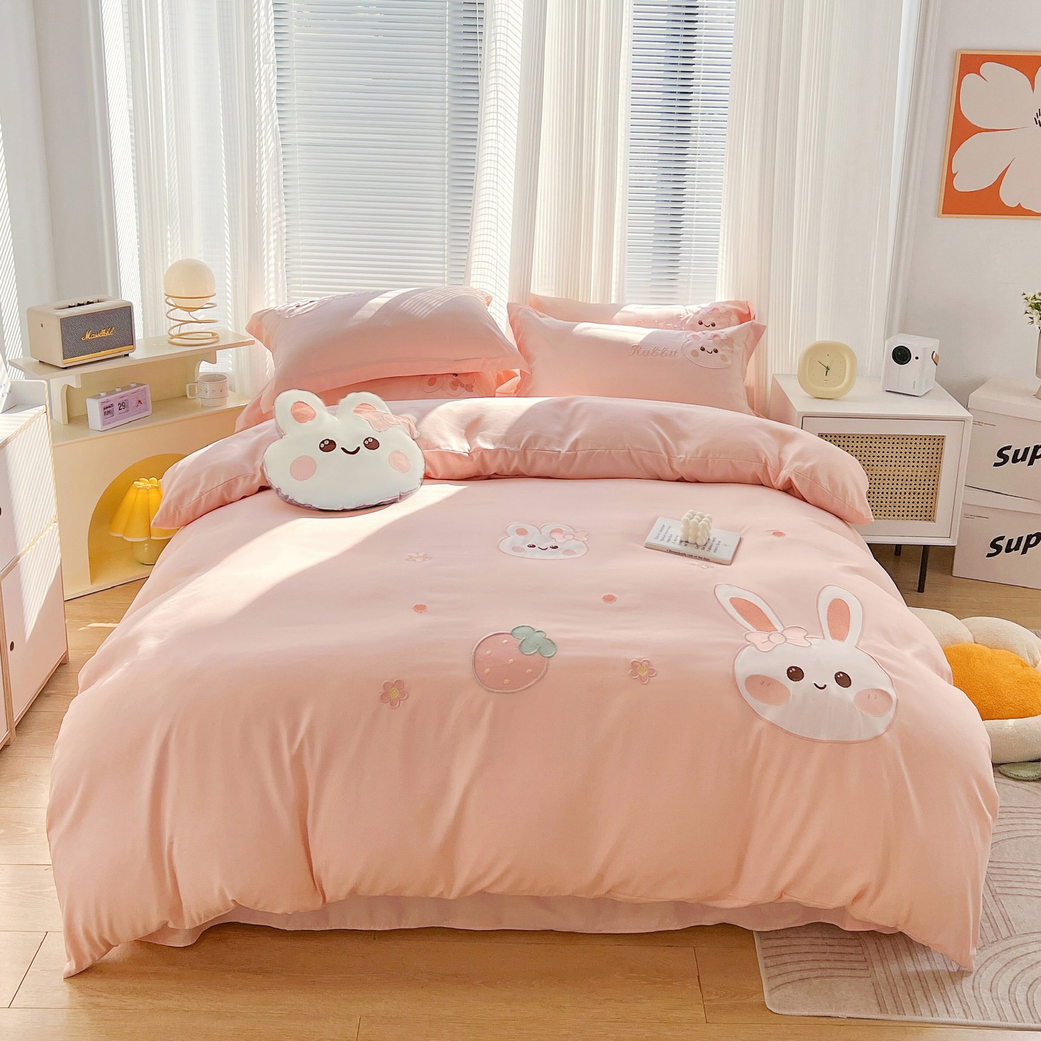 Bộ 5 Món Cotton Đũi Thêu Cực Xinh