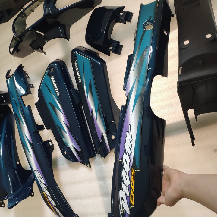 Dàn áo xe máy DREAM LÙN -[Tặng tem xe ] Vỏ nhựa xe máy DREAM 3 ABS Nguyên sinh, đồ phụ tùng xe máy giá rẻ