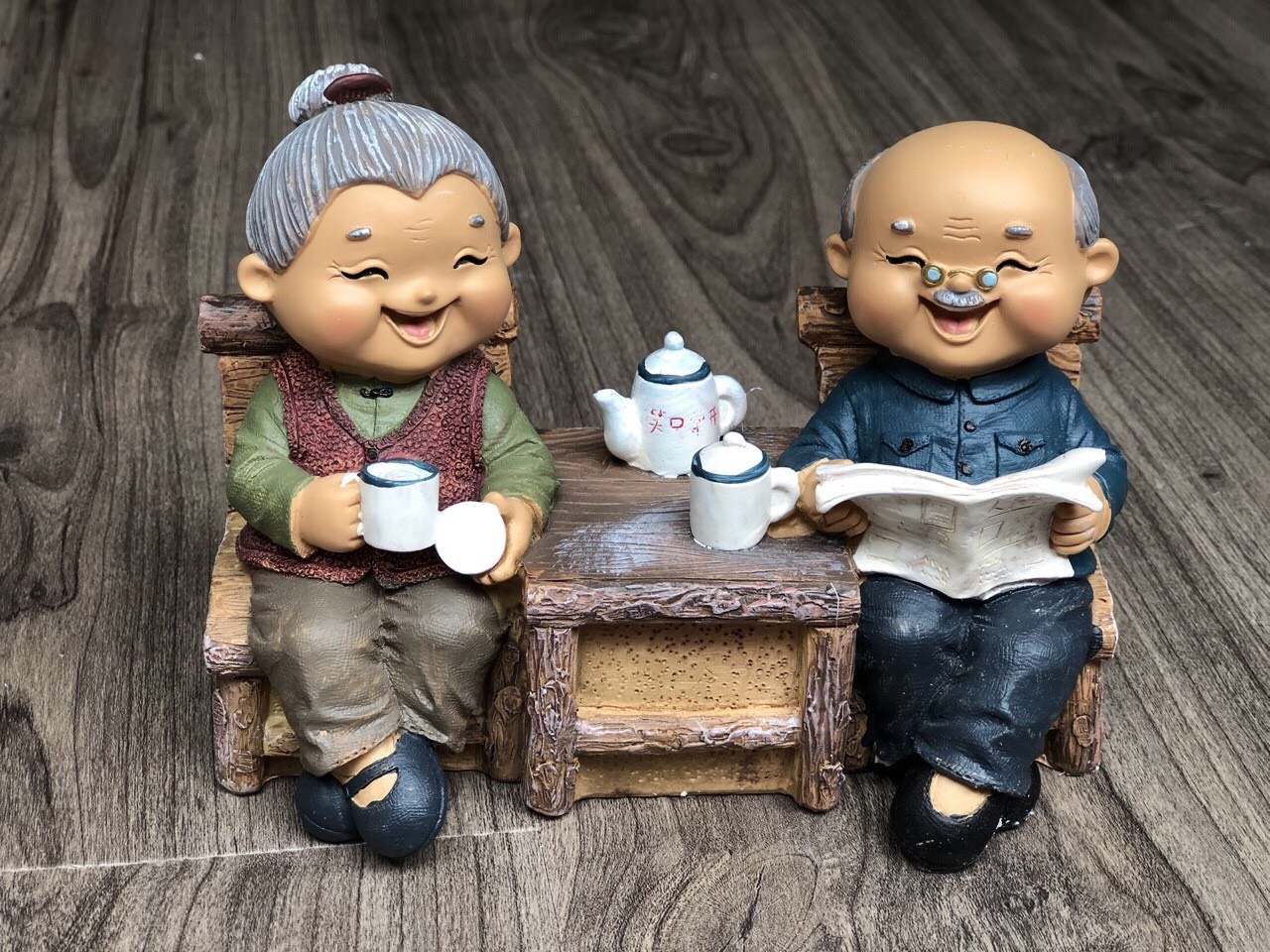 (Chọn mẫu) Bộ tượng ông bà tôi