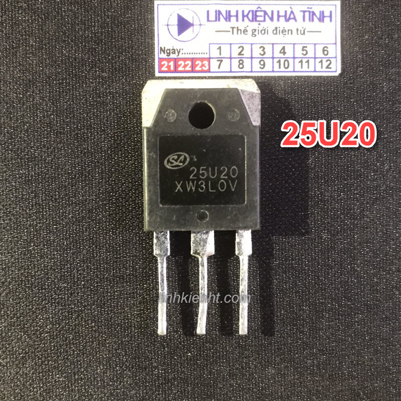 Đi ốt máy hàn 25u20 sl25u20 25a 200v tháo máy