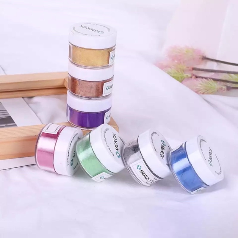 Màu thực phẩm bột nhũ kim Merck 5g