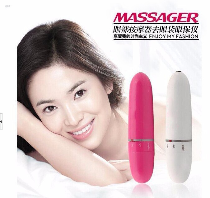 [HCM]MÁY MASSAGE GIẢM STRESS MẮT MINI HIỆU QUẢ TỐT(tặng kèm pin) (Bút Massage Mini Cầm Tay máy mát xa mắt mini - Electric Mini Massage Pen)