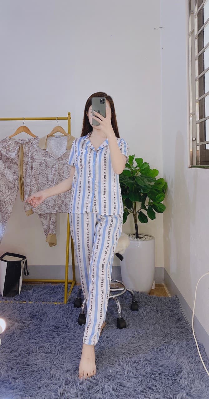 BỘ LỤA SATIN  SỌC CAO CẤP (có z\size)
