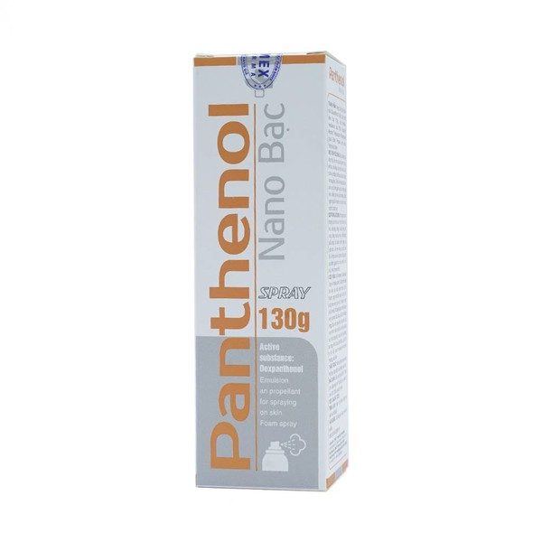 CHAI XỊT PHỎNG PANTHENOL NANO BẠC 130G