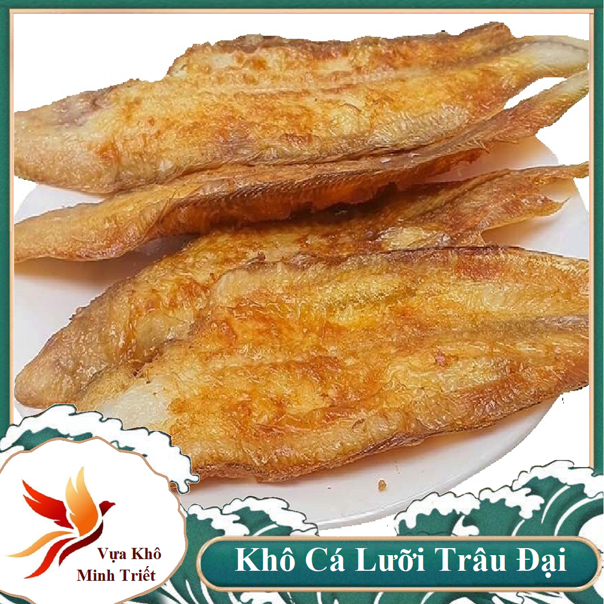 Khô Cá Lưỡi Trâu Siêu Lớn -vị ngọt thịt, mềm và mùi thơm không thể cưỡng. - Đặc Sản Minh Triết