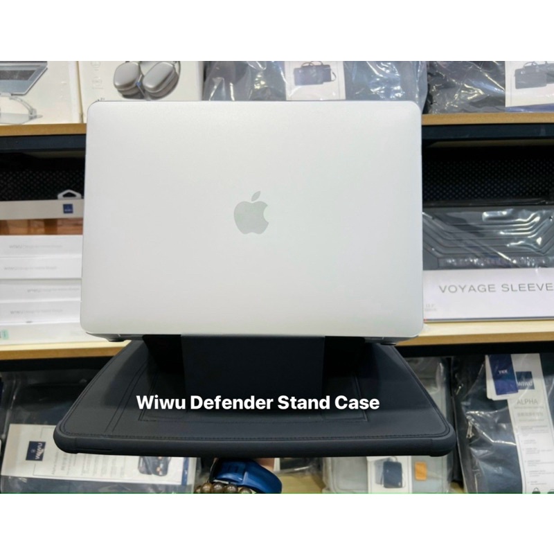 Túi chống shock laptop wiwu defender stand case cho macbook 13.3/ 14.2/ 15.6 inch