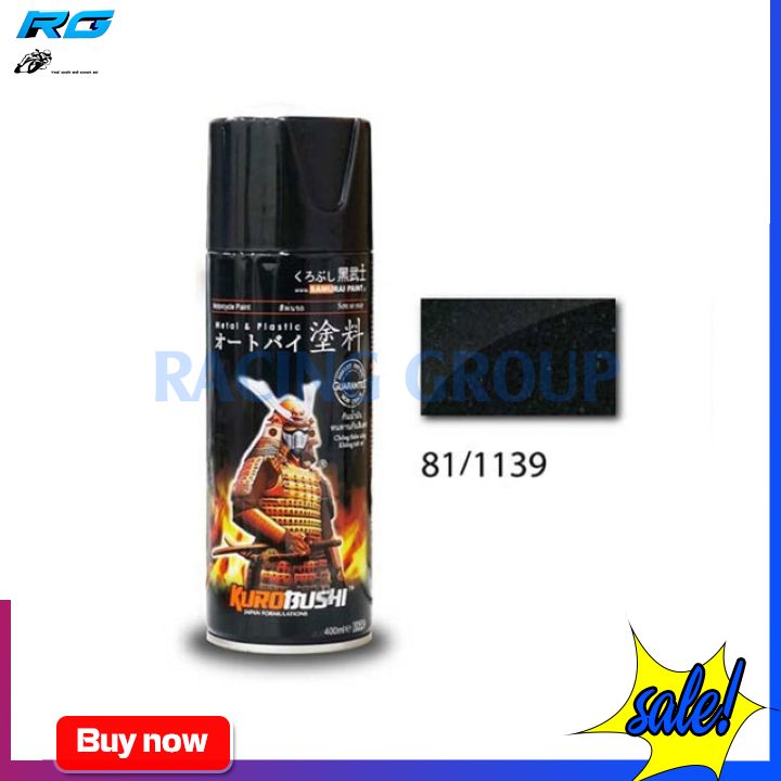 [HCM]Chai Xịt Sơn Xe Máy Samurai Trong Suốt 1/128 Phủ Bóng - Bám Dính Tốt Màu Đẹp