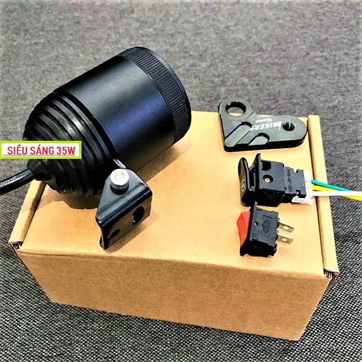 ĐÈN TRỢ SÁNG L4 ( TẶNG PHỤ KIỆN ) , ĐÈN L4 SIÊU SÁNG , ĐÈN TRỢ SÁNG XE MÁY