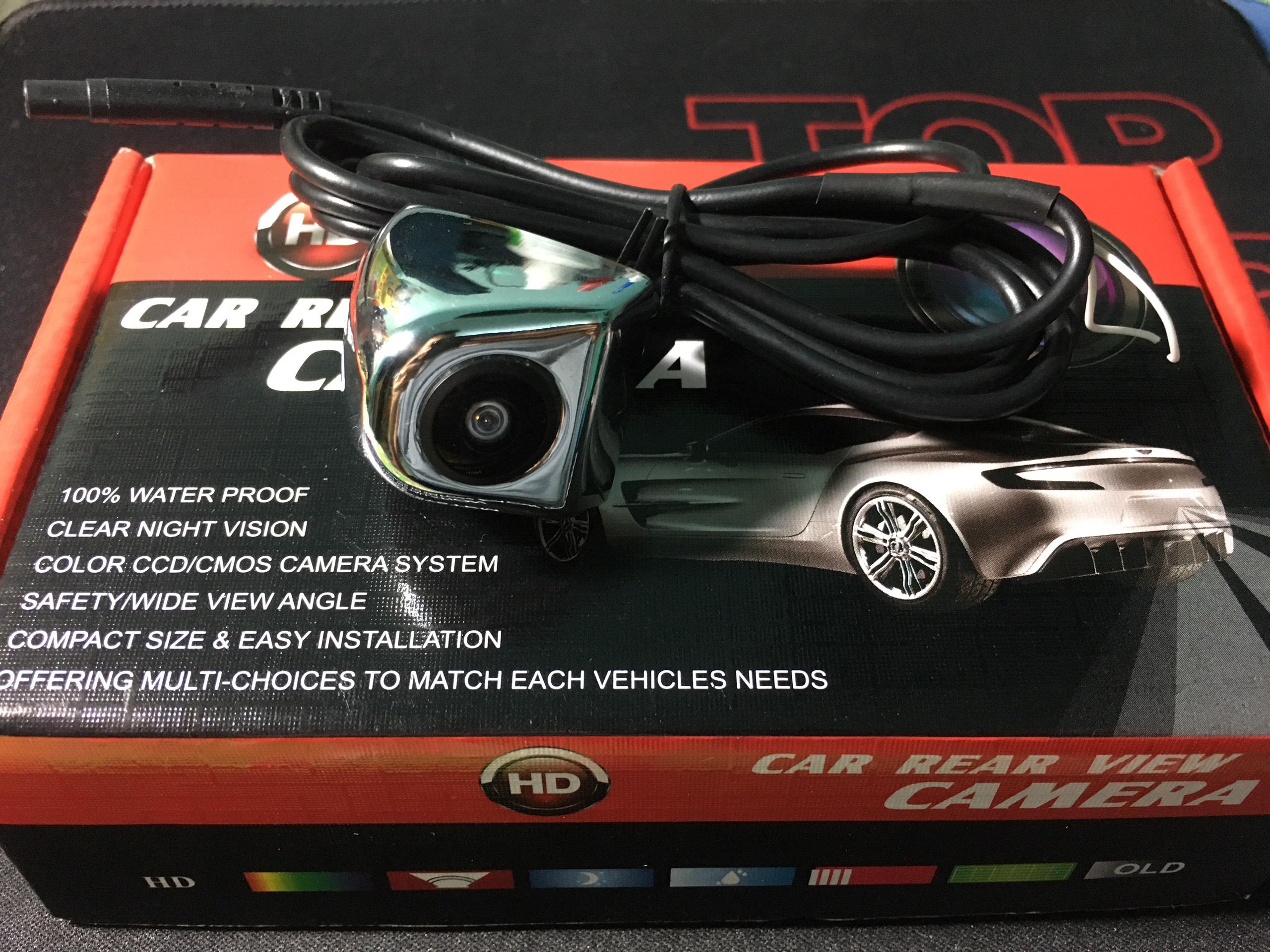 Camera lùi ô tô AHD HQ225 chuyển đổi AHD/NTSC